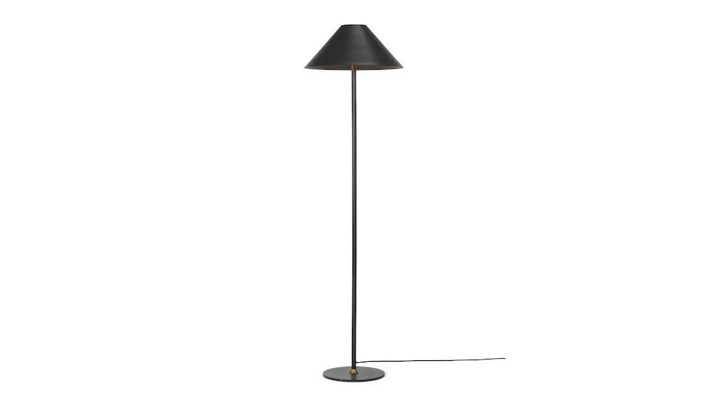 HYGGE lampa podłogowa grafitowa czerń 801060 Halo Design