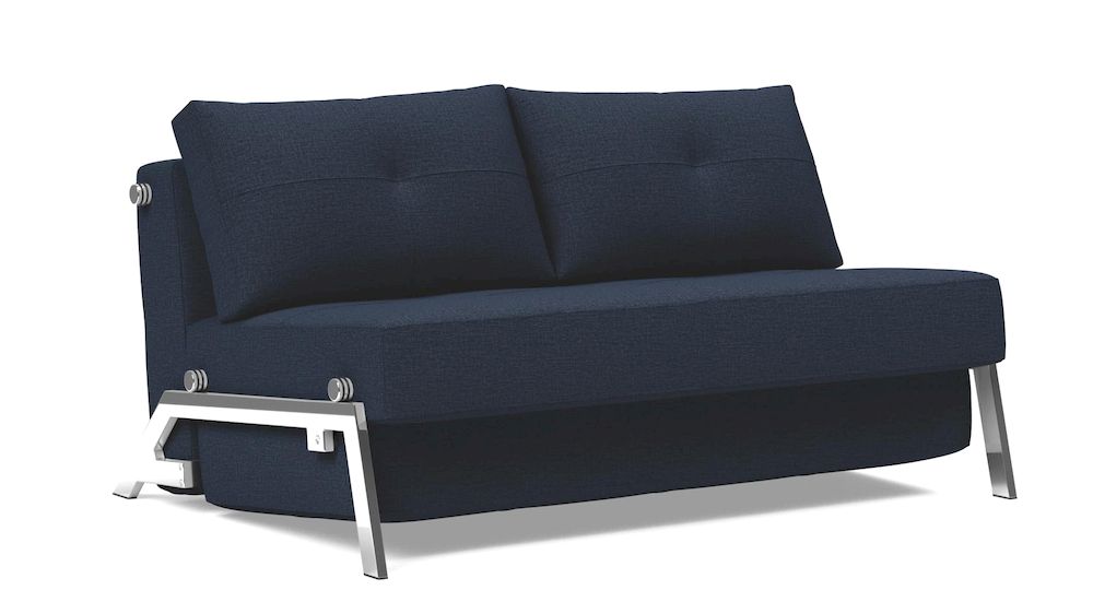 CUBED 140, sofa z funkcją spania, nóżki chrom, sofa rozkładana, sofa kompaktowa