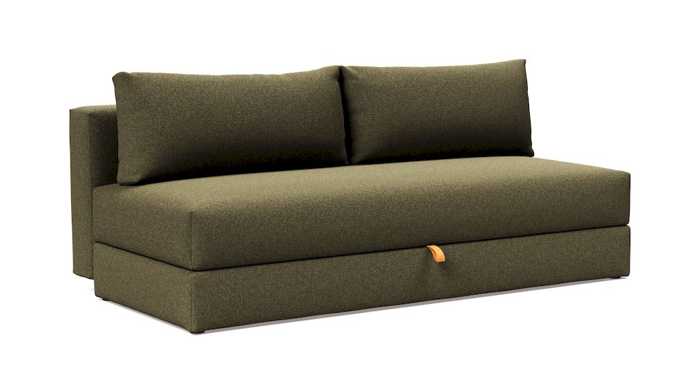 OSVALD, sofa rozkładana, sofa z funkcją spania, sofa z poduszkami, sofa w stylu skandynawskim