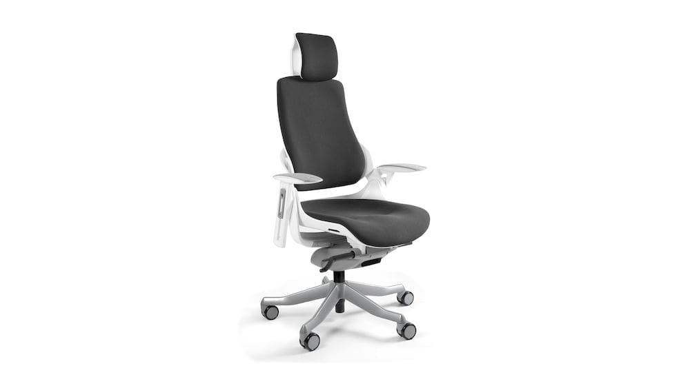 WAU fotel biurowy tkanina W-609-W-BL