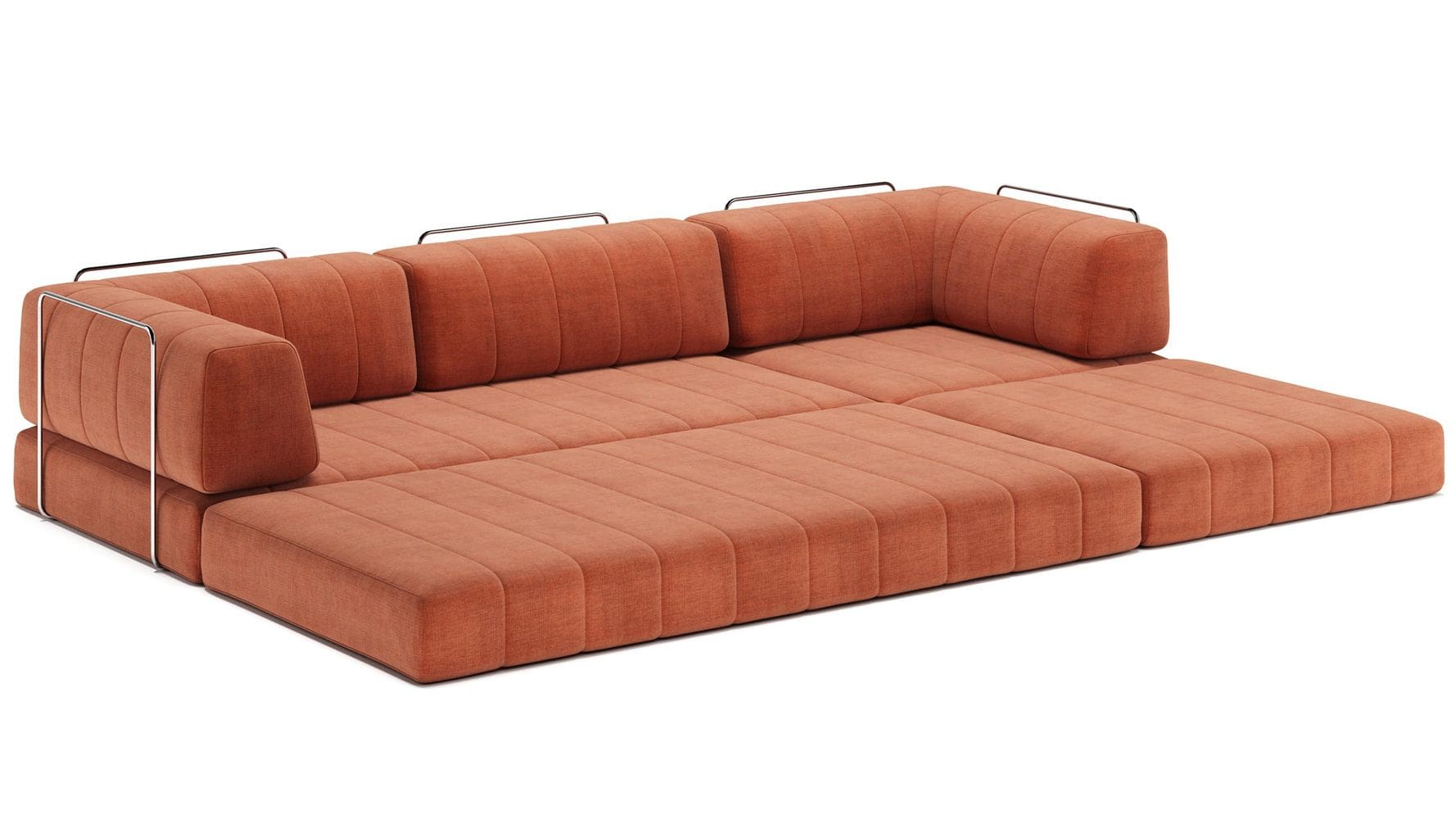 CozyPad 3 osobowa sofa z podlokietnikami 412 02