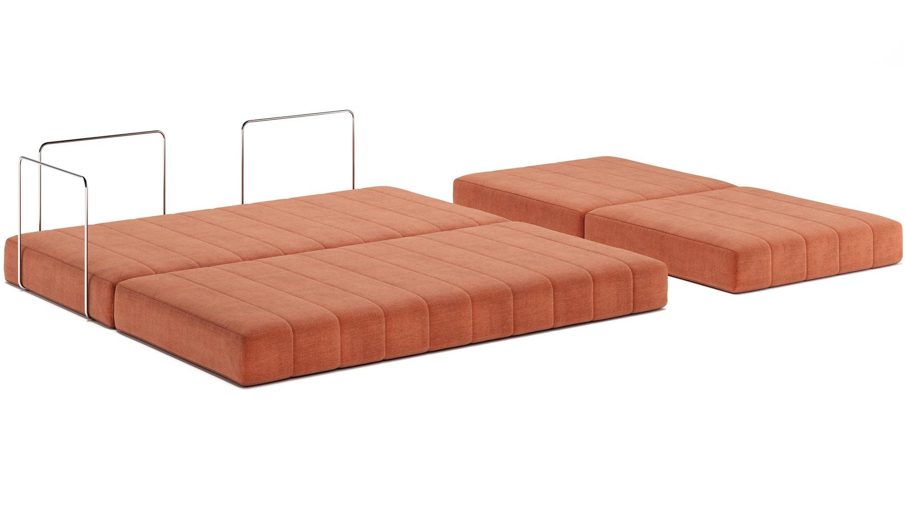 CozyPad 3 osobowa sofa z podlokietnikami 412 03