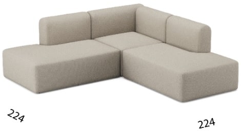 RUND sofa modułowa F1H