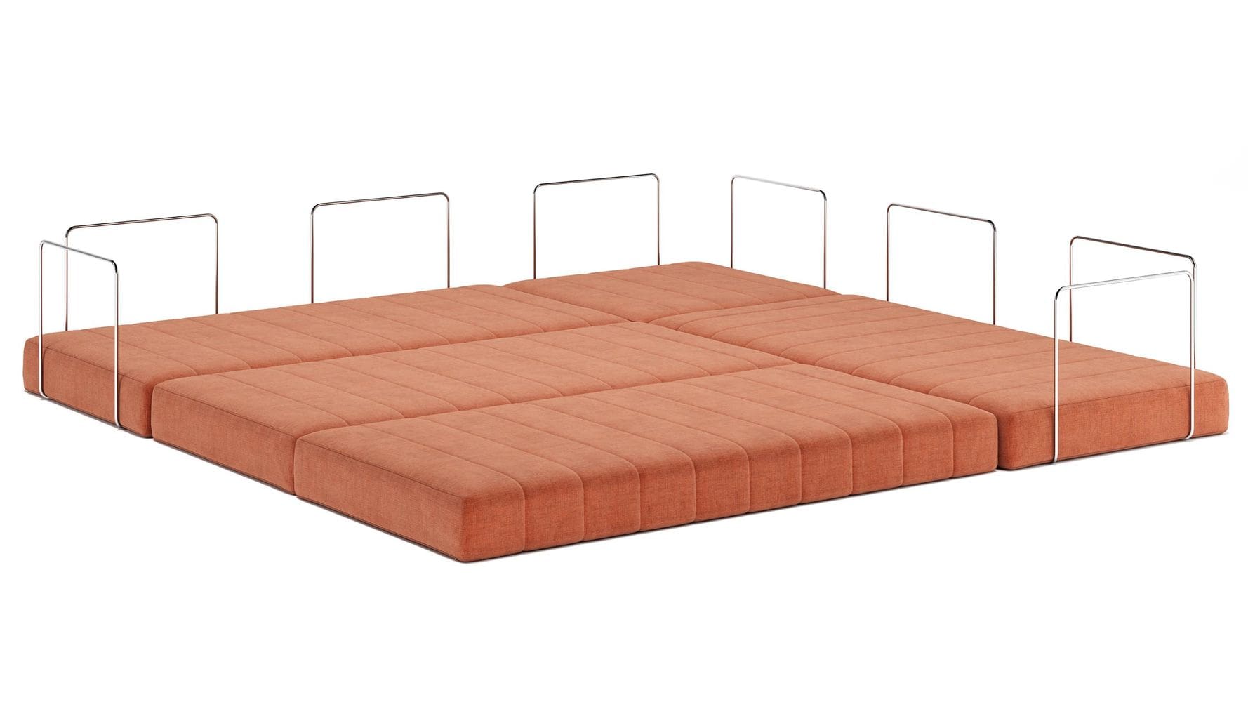 Sofa rozkładana CozyPad narożna z podłokietnikami 02