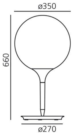 castore tavolo 35cm wymiary