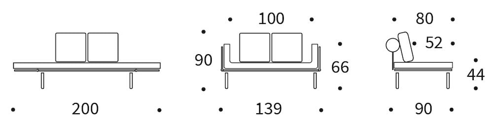 rollo styletto dimensions