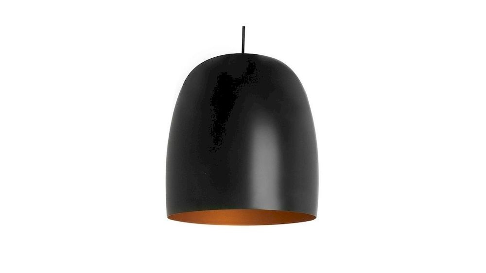 KALIMERO, LM761, czarna lampa wisząca, nowoczesne lampy, designerskie lampy, złota lampa