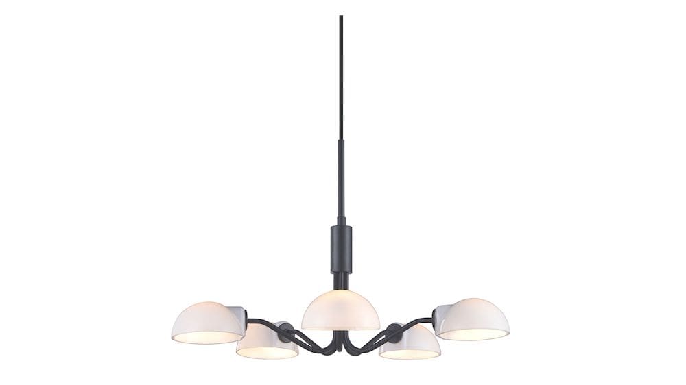 KJOBENHAVN MINI, lampa wisząca CZARNA, 740369, nowoczesny żyrandol, lampy halo design
