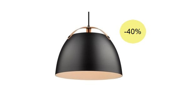 OSLO Pendant Ø40 lampa wisząca czarna 734887