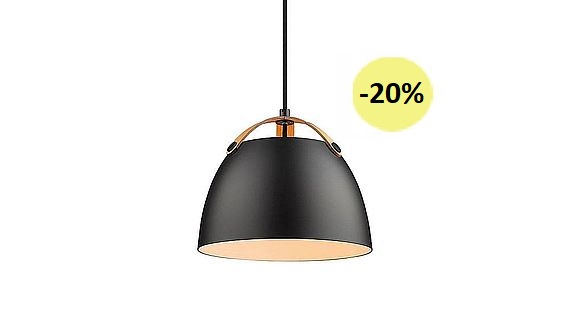 OSLO, 734825, lampa wisząca, czarna lampa wisząca, skandynawskie lampy, lampa do salonu 