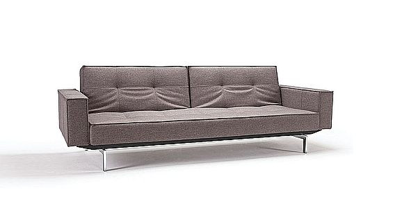 SPLITBACK, sofa z funkcją spania, sofa z regulowanym oparciem, sofa modułowa, sofa z nóżkami chrom