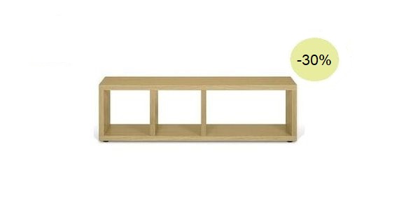 BERLIN szafka RTV fornir dąb