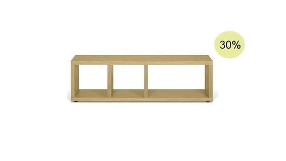 BERLIN szafka RTV fornir dąb