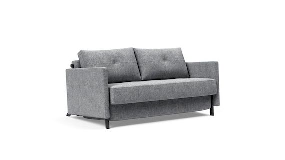 CUBED 140, sofa z tapicerowanymi podłokietnikami, sofa 2-osobowa, sofa rozkładana, skandynawski design