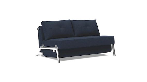 CUBED 140, sofa z funkcją spania, nóżki chrom, sofa rozkładana, sofa kompaktowa