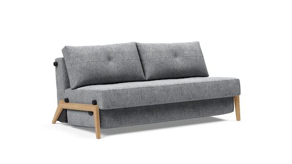 CUBED 160 WOOD, sofa w stylu skandynawskim, sofa z dębowymi nóżkami, sofa 3- osobowa