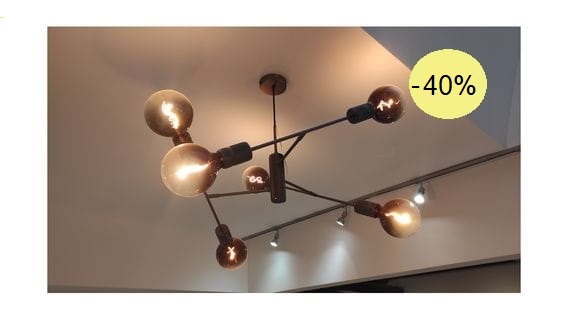 HALO 6 lite pendant lampa wisząca 737048 + żarówki COLORS SMOKE 936557 EXPO
