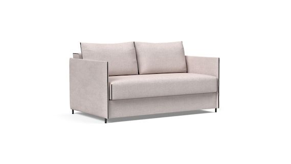 LUOMA, sofa rozkładana do przodu, sofa duńska, sofa kompaktowa, sofa z funkcją spania, nowoczesna sofa, nowoczesna sofa rozkładana