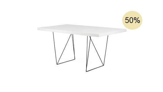 MULTI 180 TRESTLES stół biały