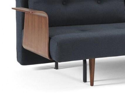 RECAST PLUS sofa rozkładana z podłokietnikami - orzech INNOVATION