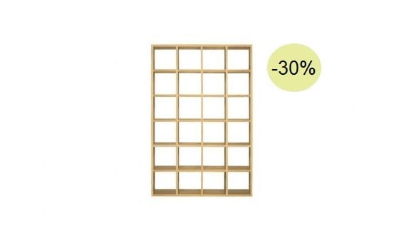 TEMAHOME POMBAL 2010-001 regał fornir dąb EXPO