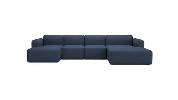 RUND, sofa modułowa, U1L, duńskie sofy, tenksom, nowoczesne sofy do salonu, sofa z szezlongiem, narożnik