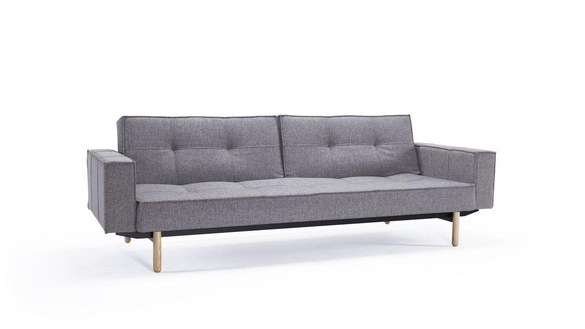 SPLITBACK STEM, sofa z tapicerowanymi podłokietnikami, sofa rozkładana, sofa z funkcją spania, sofa z regulowanym oparciem