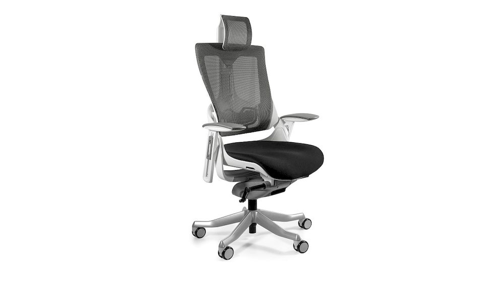 WAU 2 fotel biurowy tkanina/siatka W- 709-W-BL-NW