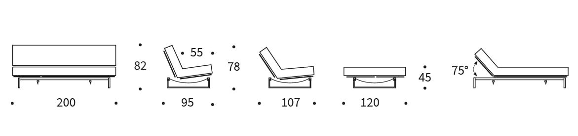 fraction sofa 120 wymiary
